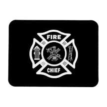 Fire Chief Rectangular Magnets