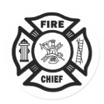 Fire Chief Sticker