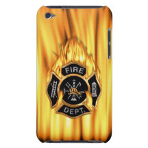 Fire Department Flames Barely There iPod Covers