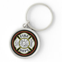 Fire Department Round Badge