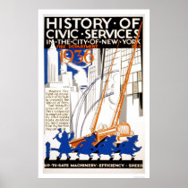 Fire Department Truck NYC 1936 WPA Print