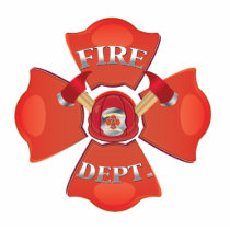 Fire Dept Logo photo sculptures