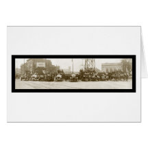 Fire Dept Niagara Photo 1921 Greeting Cards