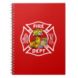 Fire Dept Thanksgiving Logo Note Book