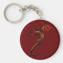 Fire Dragon Key Chain