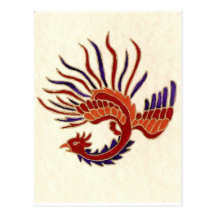FIRE DRAGON POST CARD