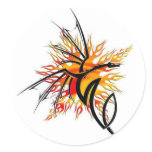 Fire Dragon Sticker