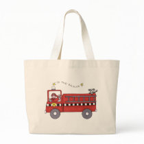 Fire Engine Tote Bag