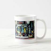 Fire Engine Gear Coffee Mugs