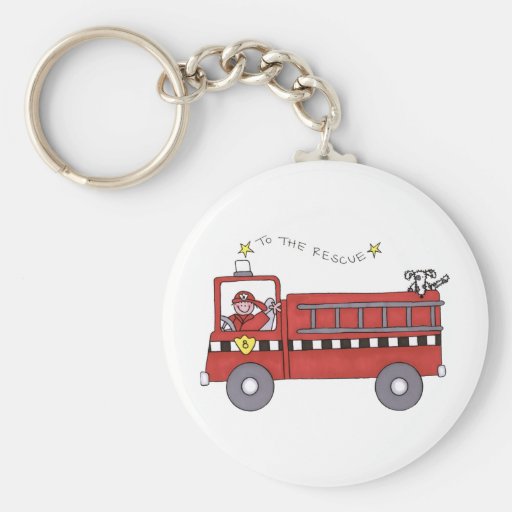 Fire Engine Key Chains
