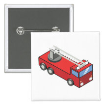 Fire engine pinback button