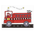 Fire Engine Post Cards