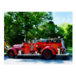 Fire Engine Postcard
