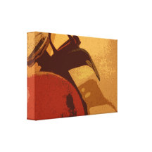 Fire Extinquisher on Canvas Stretched Canvas Print