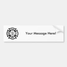 Fire Fighter Bumper Sticker