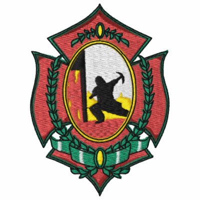 Fire Fighter Embroidered Shirt by fathersdaytshirts