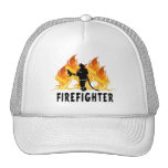 Fire Fighter Flames Hat