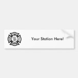 Fire Fighter Maltese Bumper Stickers