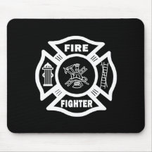 Fire Fighter Mouse Pad