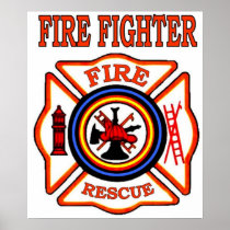 FIRE FIGHTER PRINT