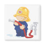 Fire Fighter Refrigerator Magnet