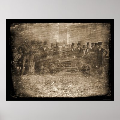Fire Fighters Daguerreotype 1850 Posters by lc_prints