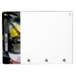 Fire Fighter's Helmet Closeup Dry Erase Board