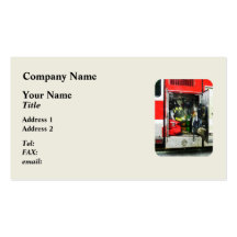 Fire Fighting Gear Business Card