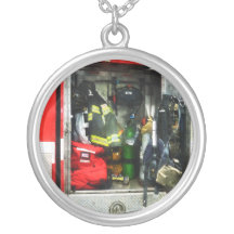 Fire Fighting Gear Custom Necklace