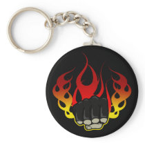 Fire fist keychain