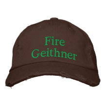 Fire Geithner Embroidered Hats