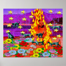 Fire Goddess Posters