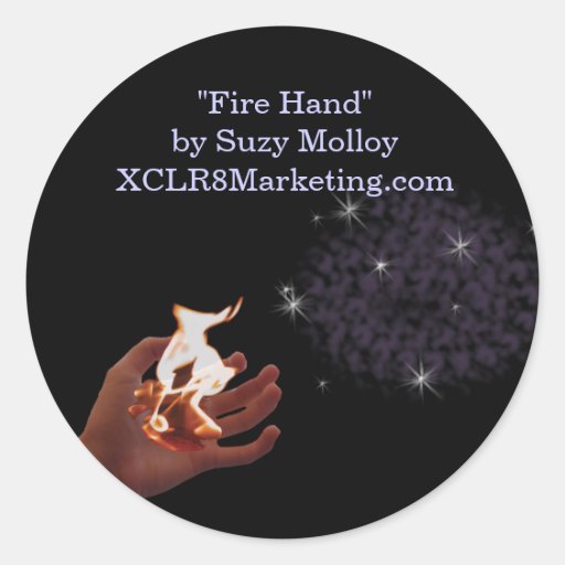 Fire Hand Large Sticker Sheets