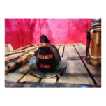 Fire Helmet in Fire Truck Personalized Announcement