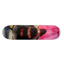 Fire Helmet in Fire Truck Skateboard Decks