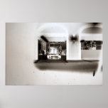 Fire House at Night Print
