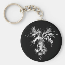 Fire-Ice Oraganometallic Keychains