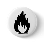 fire icon pinback buttons