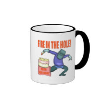 Fire In The Hole 40th Birthday Gifts Coffee Mug