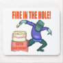 Fire In The Hole 50th Birthday Gifts Mouse Pads