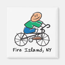 Fire Island Refrigerator Magnet