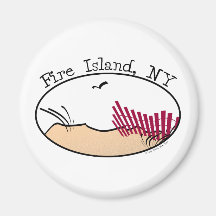 Fire Island Refrigerator Magnets
