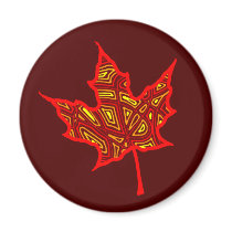 Fire Leaf magnets