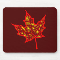Fire Leaf mousepads