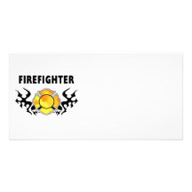 Fire Line Tattoo Photo Card Template