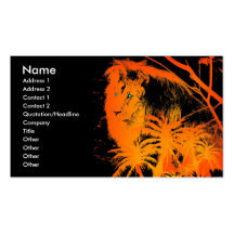 Fire Lion Business Card