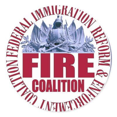 FIRE Logo Stickers by firecoalition