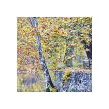Fire on the Brandywine Stretched Canvas Print