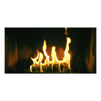 Fire Personalized Photo Card