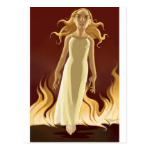 Fire Post Card